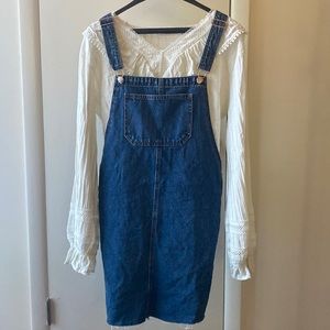SPAO Denim Overall Dress